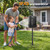 Solar Bug Zapper Outdoor, Solar Mosquito Zapper Outdoor with Ground Bracket, AUTO On/Off Solar Fly Zapper with Illuminated Light, Rechargeable Cordless Mosquito Traps for Camping Paito Backyard Garden