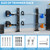 Fumingpal Trimmer Racks for Open Trailers - Weedeater Rack Lockable Weed Eater Racks for Open Trailer Landscape Truck Holder Lawn Equipment Accessories with 2 Locks