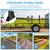 Fumingpal Trimmer Racks for Open Trailers - Weedeater Rack Lockable Weed Eater Racks for Open Trailer Landscape Truck Holder Lawn Equipment Accessories with 2 Locks