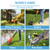 Fumingpal Trimmer Racks for Open Trailers - Weedeater Rack Lockable Weed Eater Racks for Open Trailer Landscape Truck Holder Lawn Equipment Accessories with 2 Locks