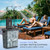 Portable 4 Gallon Misting System with 15000mAh Rechargeable Pump, Stand, 33FT Hose – Powerful Outdoor Water Bucket Misters for Outside Patio Cooling, Backyard, Canopy, Sports, Greenhouse, Camping