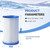 LBLVBNEWD 29012E PureSpa Type S2 Hot Tub Spa Filter Cartridge Replacement Compatible with Intex Various PureSpa Pool Models, 4 Pack