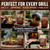 8 LB. All Natural Hardwood Lump Charcoal by Mr. Bar-B-Q - Premium Natural Charcoal for Grilling, BBQ, Smoking, Kamado & Kettle Grills - Burns Hotter & Longer - Smoky Flavor, Low Ash & Easy to Light