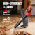 EWORK 700 CFM Cordless Electric Leaf Blower with Battery and Fast Charger