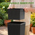 Devoko Resin 24'' Tall Planters, Large Taper Outdoor Planter