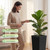 Devoko Resin 24'' Tall Planters, Large Taper Outdoor Planter