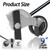 Edger Attachment fits for ryobi and Most Brands Trimmerheads Black