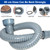 Rain Barrel Diverter Kit, Rainwater Collection System with Adjustable Valve and Hose, Rain Water Diverter for Downspout, Downspout Diverter Fits for Standard Downspouts