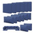 Aoxun Waterproof Cushion Covers for Outdoor Furniture 14PCS, Covers Only