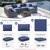 Aoxun Waterproof Cushion Covers for Outdoor Furniture 14PCS, Covers Only