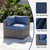Aoxun Waterproof Cushion Covers for Outdoor Furniture 14PCS, Covers Only