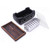 Japanese Hibachi Grill, Portable Tabletop Yakitori Charcoal Grill for Indoor Outdoor BBQ with Wooden Base & Cooking Grate 4.9x4.5x9.4in