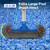 Pool Cleaning Kit 12.5 in Pool Brush Head,Skimmer Net 76.5 in Aluminum Pole