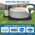 1/2" Extra Thick Hot Tub Mat,85IN Large Hot Tub Mat for Inflatable Tub