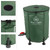 Rain Barrel - 13.2-Gallon/50-Liter Collapsible Water Container for Catching Rainwater - Portable Water Tank with Outflow Valve by Pure Garden (Green)