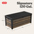 Keter Signature Collection 120 Gallon Resin Deck Box Organization and Storage Box for Patio Outdoor Cushions, Throw Pillows, Garden Tools and Pool Supplies, Walnut