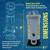 U.S. Pool Supply Professional in-Line Pool Automatic Chlorine Feeder, 9 lb