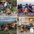 GasBRUH 19″ Outdoor Portable Propane Fire Pit with Cover&Carry Kit,60,000 BTU Smokeless Gas Firebowl,Outdoor Fireplace,Camping Propane Firepit,Portable Gas Fire Pits for Outside Patio,Camp,RV
