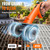 Electric Grill Brush - Dual Rotating Heads Cordless BBQ Grill Cleaner, 450 RPM Motorized Power Grill Cleaning Brush with LED Light, 6-Piece Replaceable Brush Set Safe for Most Outdoor Grill Grates