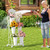 Invech Large Flower Display Stand with 6 Buckets, 3 Tier Bloom Bar Flower Cart with Blackboard and Label Paper for Florist, Wedding & Garden (White)