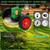 Cordless Weed Wacker & Weed Eater, 21V 3-in-1 String Trimmer & Brush Cutter, 2×4.0Ah Batteries, Lightweight Electric Lawn Edger with 3 Blades & Removable Wheels for Yard & Garden