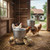 KOL Hanging Chicken Feeder 20lbs Capacity