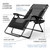 Nestl Padded Oversized Zero Gravity Chair, XL Folding Outdoor Lounge Chair