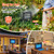 Solar Bug Zapper Dual Solar Panels, 4500V Mosquito Zapper Fly Traps Outdoor