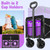 Wagon Cart Foldable,360Lbs Collapsible Wagon Cart with Wheels Portable, All Terrain Outdoor Utility Carts for Groceries, Camping, Sports, Garden, Shopping, Black