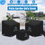 SIRUITON 3 Piece Outdoor Veranda Patio Garden Furniture Cover Set