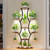 Corner Indoor Plant Stand With Grow Light, 8 Tier 52.6" Tall Plant Shelf
