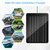 Solar Battery Charger Maintainer, Zuomeng 15W Solar Panel Kit for Dump Trailer Built-in Maintenance Pulse & Intelligent MPPT Charge Controller, Waterproof, Suitable for 12V Lead-Acid Battery