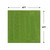 XLX TURF Outdoor Artificial Grass Rug 4FT X 4FT, Green Fake Grass Mat