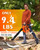Relxxon Gas Leaf Blower 26cc, 2-Cycle, Handheld, Orange