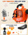 Relxxon Gas Leaf Blower 26cc, 2-Cycle, Handheld, Orange