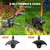 Litheli Cordless Weed Wacker 12 Inch, U20 Handy+ 20V String Trimmer & Weed Eater with 2.0Ah Battery, Grass Trimmer Tools for Garden, Yard and Farm