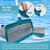 POOLWHALE Swimming Pool Cleaning Kit - Pool Nets and Brush Set