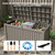 Yardgrace Outdoor Storage Box,200 Gallon Waterproof Deck Box [Upgraded 3.0]