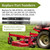 Bularie 106-8744-03 Toothed Mulching Blade, Replaces 110-6568-03, 106-2247-03, 110-1857-03, 96-362, 106-6583-03, Compatible with 42 inch Toro Timecutter SS4225 SS4200 79214 Zero Turn Mower, 2 Pack