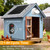 Solar Exhaust Fan with 24000mAh Battery Day & Night Work Fans, 25W 9.8" Solar Ventilation Fan for Chicken Coop with Timer, Waterproof Greenhouse Solar Powered Fan for Shed, Pet Houses, Outdoor Cooling