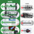 Solar Disconnect Switch 4-Pole DC 1500V 32A Isolator Solar Switch with Enclosure for Rooftop Solar Systems, RVs Waterproof IP66 Red