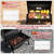 HaSteeL Portable Charcoal Grill for Outdoor Barbecue, Small for 1-3 People