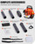 Thalorus 52cc Gas Backpack Leaf Blower, 550 CFM