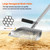 Yaheeda Long Handle Sand Scoop with Shovel for Metal Detecting, Metal Detector at Beach,Heavy Duty Stainless Steel Metal Detecting Tool,Treasure Finds Scoop, Digging Shovel Fast Sifting