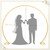 8ft Balloon Arch Stand,Round Backdrop Stand,Golden Circle Wedding Arch Frame for Wedding,Valentine's Day,Birthday,Party,Friends Gathering,Christmas,Garden Decoration