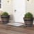 20 Inch Whiskey Barrel Planters 2 Pack, Large Plastic Pots with Wood Design