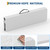 Portable Folding Bench 6 Foot, Plastic Foldable Bench, White