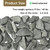 TAYOI 19 lbs Natural Diabase Sauna Stones, Rough-Cut Sauna Rocks