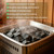 TAYOI 19 lbs Natural Diabase Sauna Stones, Rough-Cut Sauna Rocks