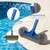 ARCTICSEA Swimming Pool Cleaning Kit with 76.5in Aluminum Pole,Pool Skimmer Net and 12.5in Extra Large Pool Brush Head and Chlorine Floater for Debris Removal in Inground and Above Ground Pools